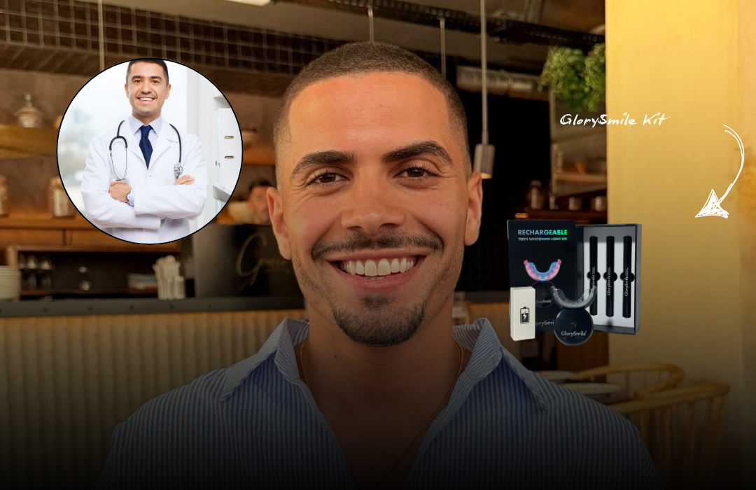 Article of a doctor talking about a viral teeth whitening kit